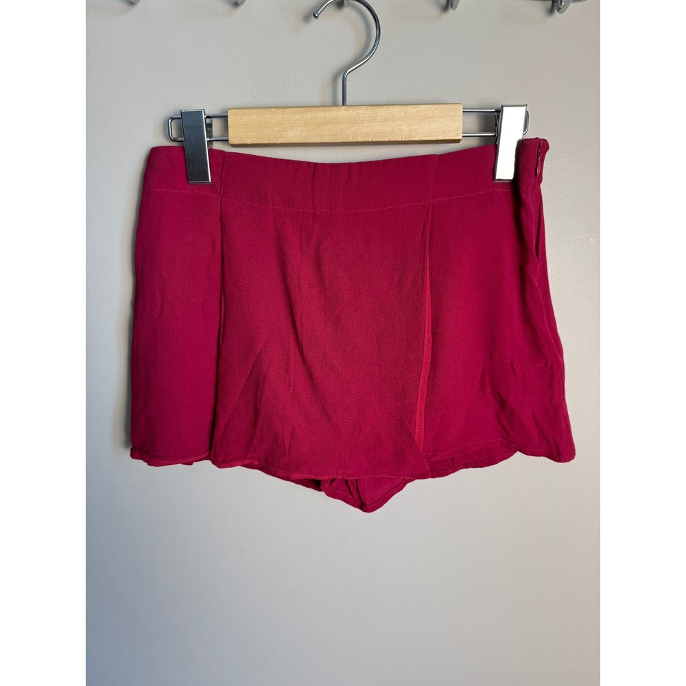 Sunday Best Aritzia Red Mini Skort Size 00 Skirt Shorts Preppy Chic‎ Coquette